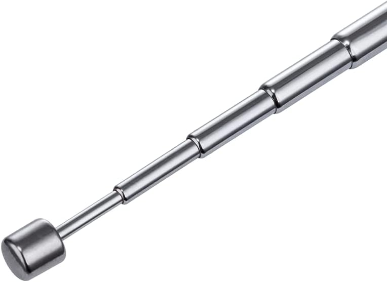 POBADY 2 PCS Radio Antenna,FM Portable Telescopic 8 Section Antenna 72CM/28.3IN for TV Radio DAB FM/AM Stereo Reception - Image 1